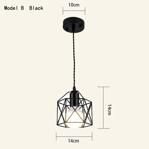  simple  restaurant chandelier creative personality industrial  wrought  bar sin - £140.66 GBP