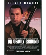 ON DEADLY GROUND Original Trimmed Paper Movie Advertisement 1993 Steven ... - $16.21 CAD