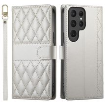 case for Samsung Galaxy S24 Ultra (Color: White) Magnetic Wallet Durable... - $51.74