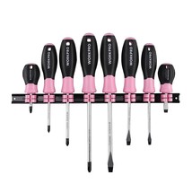 WORKPRO Magnetic Screwdrivers Set, 8-piece Pink Hand tools for Womens, Includes  - £30.36 GBP