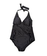 Motherhood Maternity Swimsuit Size Medium 1 Piece Black  MINT CONDITION  - $306.57 MXN
