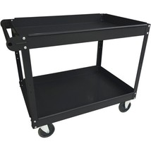 Lorell LLR59689 Multi-Purpose Utility Cart, Black - 16 x 30 in. x32 in. - $168.50