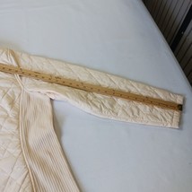 L.L.Bean Women’s Size 2X Reg Light Peach Full Zip Quilted Jacket Pockets 295900 image 6