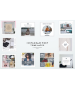 15 Instagram Post Templates - $9.00