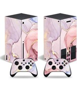 Skin Sticker For Xbox Series X Console And Wireless Controllers,, Pink M... - £35.91 GBP