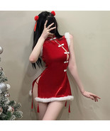 Christmas Lingerie for Women Sexy Santa Babydoll Lingerie Nightwear Mini... - $23.38+