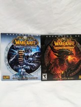 Set Of (2) World Of Warcraft Wrath Of The Lich King And Cataclysm CDS - £31.64 GBP