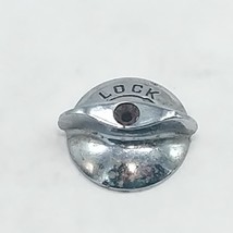 Jaguar XK120 XK140 MK5 MK7 Interior Chrome Round Left Lock Knob OEM Used... - $673.41 MXN