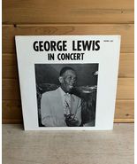 George Lewis In Concert Live Jazz Vinyl Sounds Record LP 33 RPM 12&quot; - $368.84 MXN