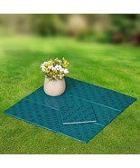 Set of 10 Interlocking GREEN Tiles Indoor Outdoor Path Patio Walkway Pat... - $33.77