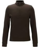Hugo Boss Mens Open Green Siegal 05 Cotton Half Zip Sweater, Large L 7705-3 - $162.48 CAD