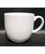Denby-Langley White Trace Mug 3 3/8 in  Discontinued - $32.60 CAD