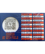 MLB New York Mets 2025 Schedule Picture Frame Citi Field 4/6/25 - $545.99 MXN