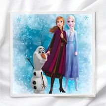 Anna Elsa Olaf Fabric Square 8x8&quot;  Quilt Block Panel Sewing Quilting Crafting - £3.53 GBP