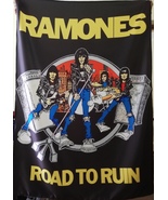 RAMONES Road to Ruin FLAG CLOTH POSTER BANNER CD Punk - £15.77 GBP