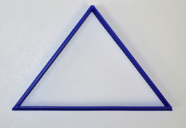 6x Triangle Shape Fondant Cutter Cupcake Topper 1.75 IN USA FD709 - £5.22 GBP