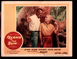 Island in the Sun 11&quot;x14&quot; Title Lobby Card #6 Joan Fontaine Dorothy Dandridge - £33.96 GBP