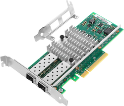 10Gb PCIe NIC Intel X520-DA2 Dual SFP+ Ports 82599ES Chip Win/Linux/VMware - $3,450.63 MXN