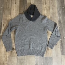 Sonoma Sweater Mens Small Gray Shawl Neck Pullover Sweatshirt Life Style... - $15.10