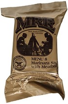 Meatballs and Marinara Sauce MRE Meal - Genuine US Military Surplus Insp... - £19.97 GBP