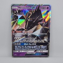 Pokémon Necrozma-GX Sun &amp; Moon Black Star Promo SM58 Basic Psychic TCG Card - £2.00 GBP