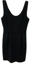 Lauren Conrad Womens Size 8 Little Black Dress Scoop Neck Sleeveless Bow... - $11.07