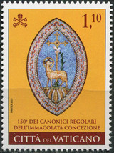Vatican City 2021. Regular Canons of the Immaculate Conception (MNH OG) Stamp - £3.35 GBP