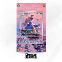 Samurott 107/086 Pokémon Extended Art Display Case  - $552.08 MXN