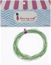 Dress My Crafts Satin Ribbon Twine 3m-Green - £5.07 GBP