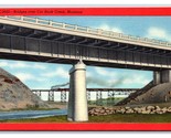 Bridges Over Cut Bank Creek Montana MT UNP Linen Postcard R9 - $5.89