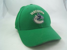 Vancouver Canucks NHL Hockey Reebok Hat Green Hook Loop Baseball Cap - £11.92 GBP