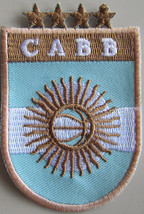 An item in the Crafts category: Argentina FIBA World Cup National Basketball Badge Iron On Embroidered Patch 