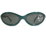 Vuarnet Kids Sunglasses B400 Green Round Frames with Gray Lenses 50-18-110 - $74.86