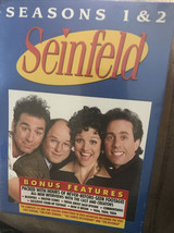 New Sealed -SEINFELD Complete Seasons 1 &amp; 2 + Bonus Features- Remastered - £7.43 GBP