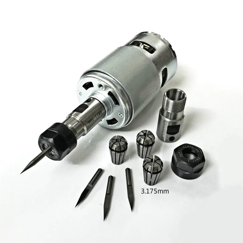  dc motor with er11 extension rod carving knife 12 36v 4000 12000 rpm engraving machine thumb200