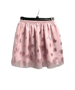 H&amp;M Girls Youth Size 8 10 Pink Tutu Skirt Hearts - £8.53 GBP
