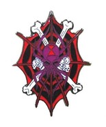 SPIDER IN SKULL WEB HAT PIN 603 jacket lapel TAC  biker novelty metal ha... - $3.89 CAD
