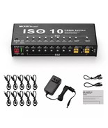 Mosky ISO 10 Isolated Output Guitar Bass Effect Pedal Power Supply 9V 12... - $1,063.88 MXN