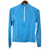Peter Millar 1/4 Zip Pullover Womens XS Blue E4 UPF 50+ Sun Protection Golf Top - £23.58 GBP