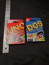 UNO &amp; DOS card game lot - Both Complete Regular Size - £11.55 GBP