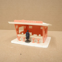 Vtg Bachmann Plasticville Frosty Bar Ice Cream Stand HO Scale Assembled - £15.62 GBP