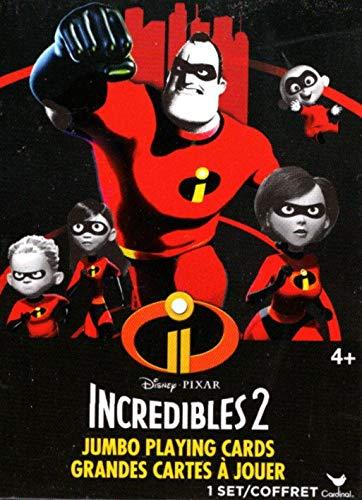 Primary image for Disney Pixar - Incredibles 2 - Jumbo Playing Cards Grandes Cartes a Jouer