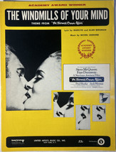 The Windmills Of Your Mind By Marilyn Alan Bergman  - 1968 Vintage Sheet Music  - £8.93 GBP