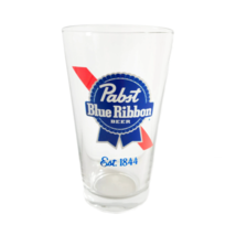 Pabst Blue Ribbon PBR Beer 16 Oz Pint Glass - £11.83 GBP