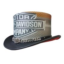 Harley Davidson Leather Top Hat - £227.87 GBP