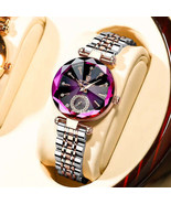 Elegant POEDAGAR Luxury Womens Diamond Quartz Wristwatch - $62.31 CAD+
