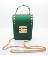 Crossbody Green Jelly Bag With Removable Gold Chain And Stud Accents - €14,52 EUR Crossbody Green Jelly Bag With Removable Gold Chain And Stud Accents - €14,52 EUR
