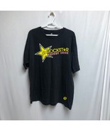 Rockstar Energy Drink TShirt Mens Size XL Black Graphic Tee Y2K - £13.44 GBP