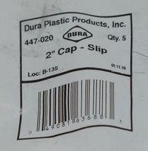 Dura Plastic Products 447020 2 Inch Slip Cap Quantity 5 image 3