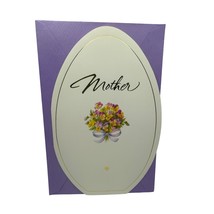 American Greetings Forget Me Not Happy Easter Mother Greeting Card - $4.94